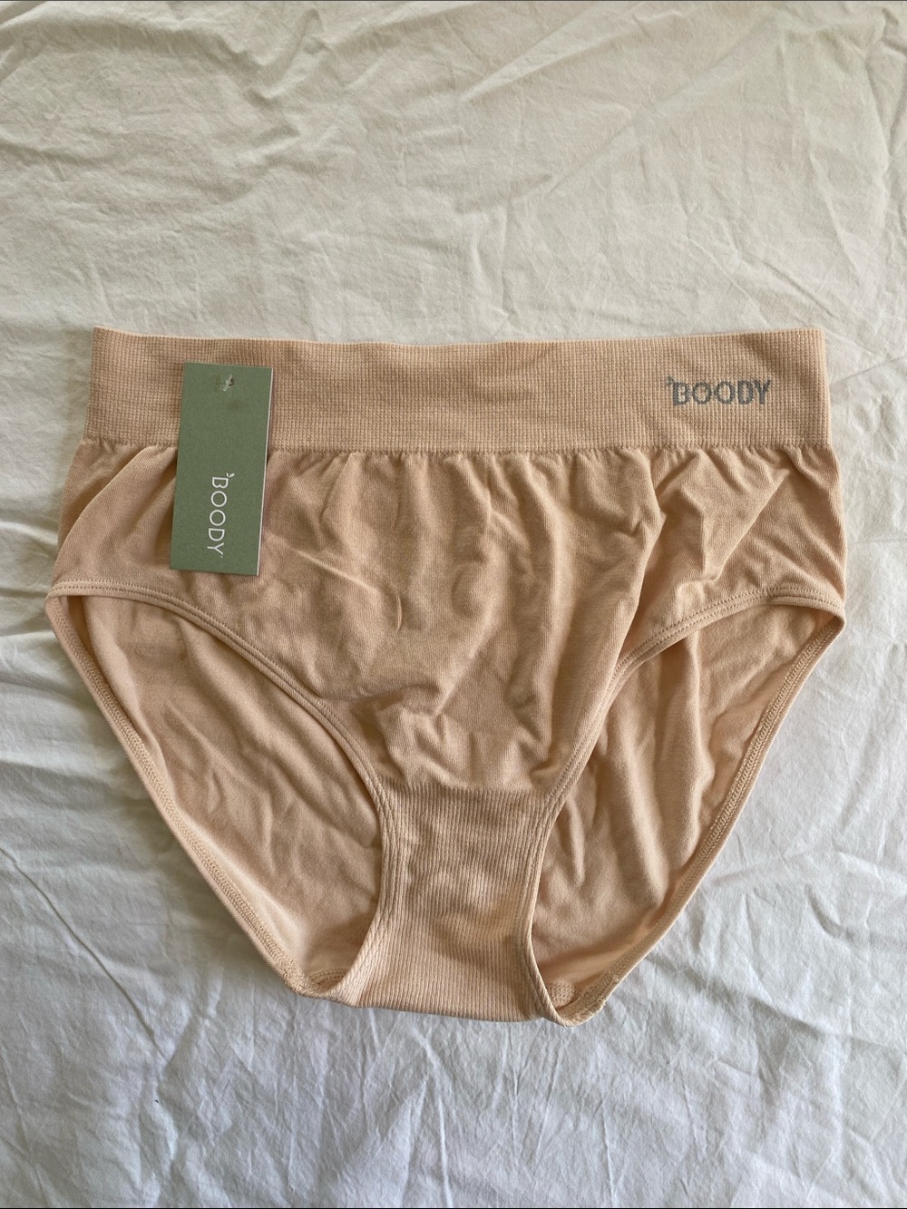 BOODY Women’s Nude Seamless viscose, nylon, and elastase blend full Briefs